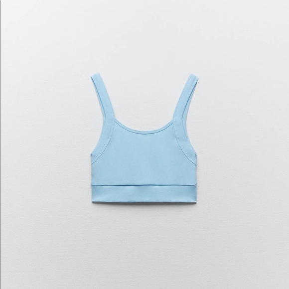 New Blue Crop Top L - Picture 3 of 5